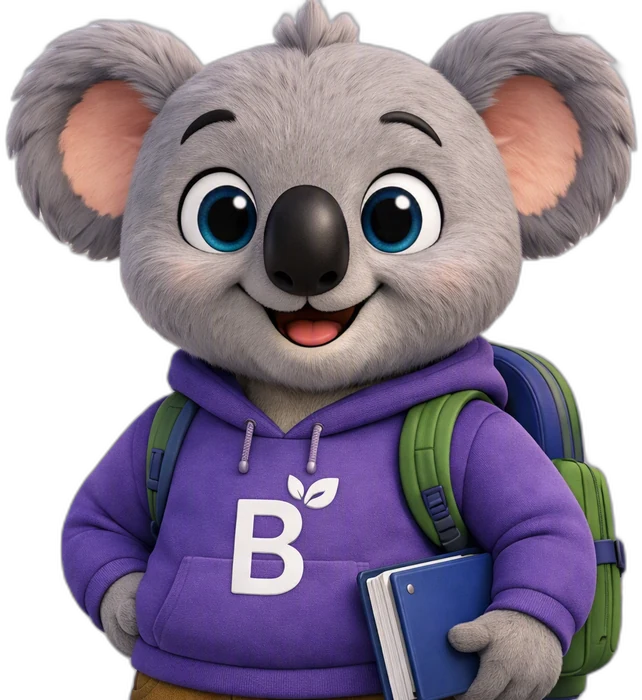 Bloomi the koala mascot